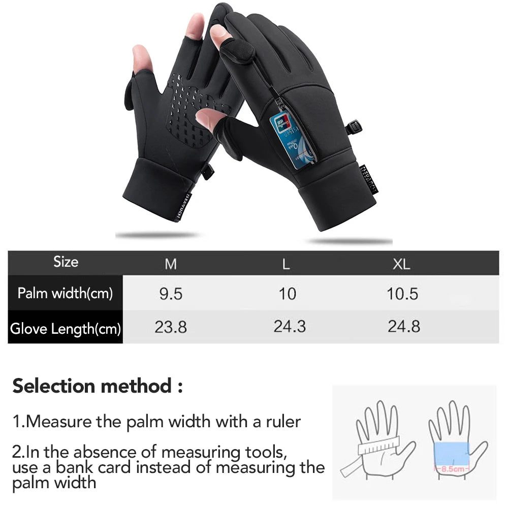 Waterproof Finger Flip Gloves