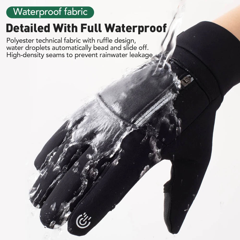 Waterproof Finger Flip Gloves