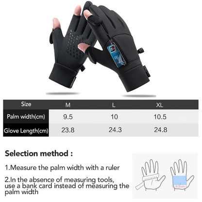 Waterproof Finger Flip Gloves