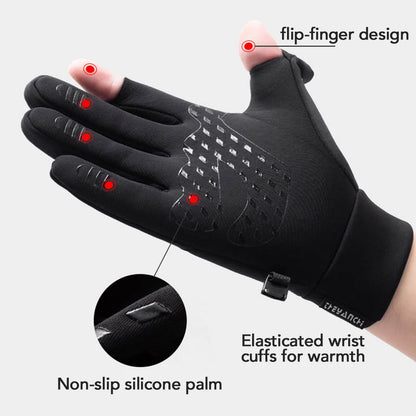 Waterproof Finger Flip Gloves